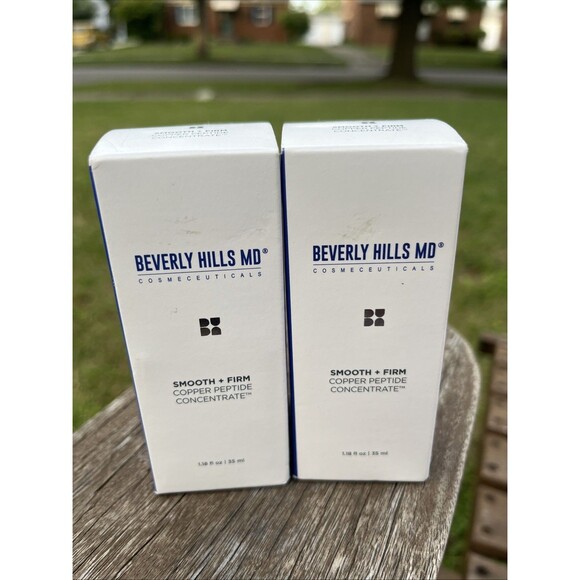 (2) Beverly Hills MD Smooth + Firm Copper Peptide Concentrate (1.18 fl oz) NIB - Picture 1 of 6